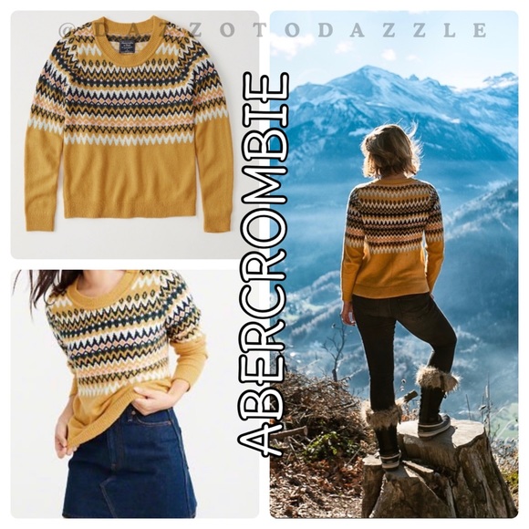 Abercrombie & Fitch Sweaters Abercrombie Fitch Nwt Gold Yellow Fair